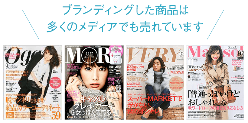 リシンプルの通販ブランディングは、多くのメディアで紹介されています